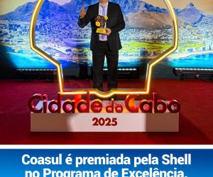  Coasul &eacute; premiada pela Shell no Programa de Excel&ecirc;ncia