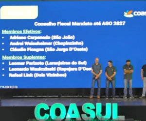  COASUL ELEGE NOVO CONSELHO FISCAL COM MANDATO AT&Eacute; 2027