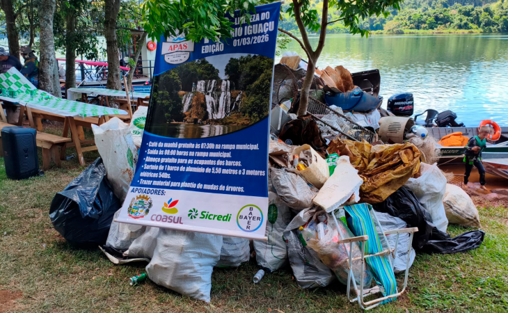  COASUL REFOR&Ccedil;A COMPROMISSO AMBIENTAL E PARTICIPA DE LIMPEZA DO RIO IGUA&Ccedil;U EM SULINA